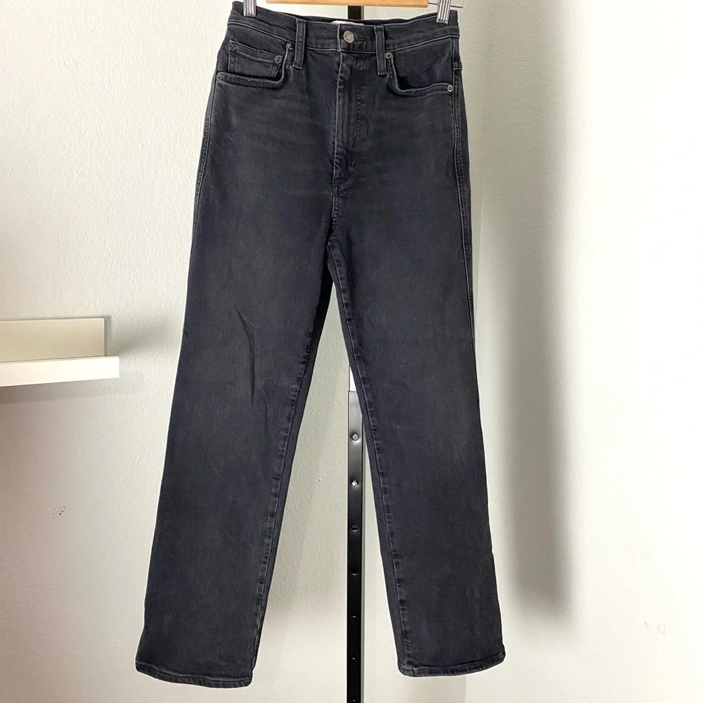 Agolde Black Flare & Wide Leg Jeans - Picture 5 of 11